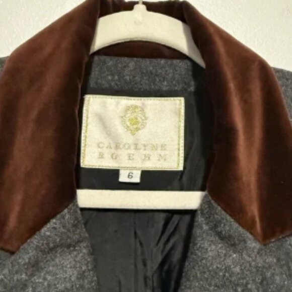 Vintage Carolyne Roehm Wool Blazer Size 6 - Picture 3 of 5